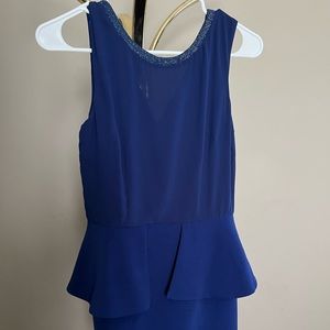 Esley, size small, royal blue